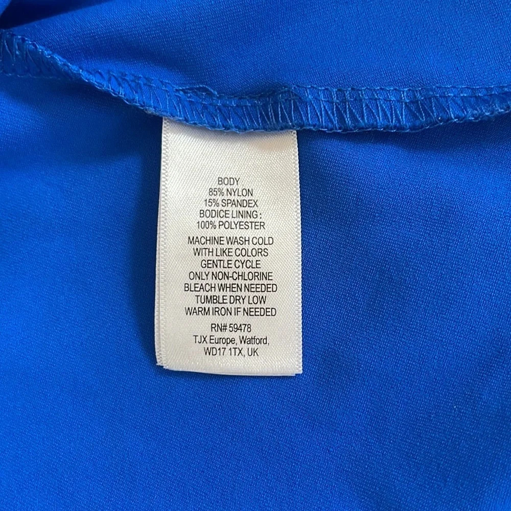 Women’s Cynthia Rowley blue v-neck dress 3X - Picture 4 of 4